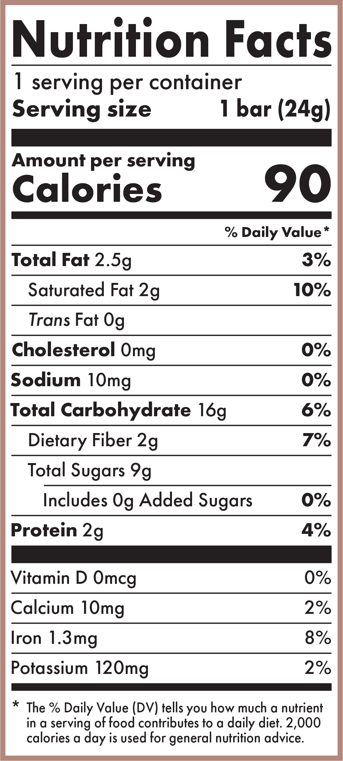 Peppermint Brownie Kids Bar by Skout Organic - Tier B kids snack