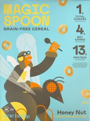 Magic Spoon Honey Nut Grain-Free Cereal by Magic Spoon - Tier A kids snack