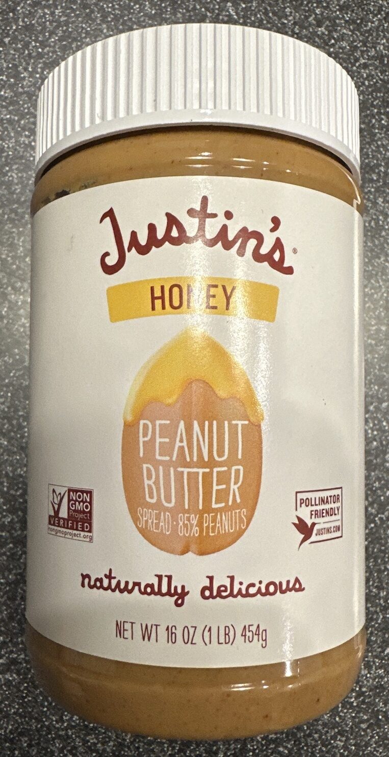 Honey Peanut Butter Spread by Justin's - Tier C kids snack