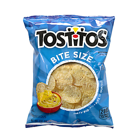 Bite Size Tortilla Chips 2.0 Ounce Plastic Bag by Tostitos - Tier A kids snack