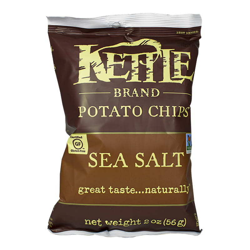 Potato Chips, Sea Salt Kettle Chips by Kettle Brand - Tier E kids snack