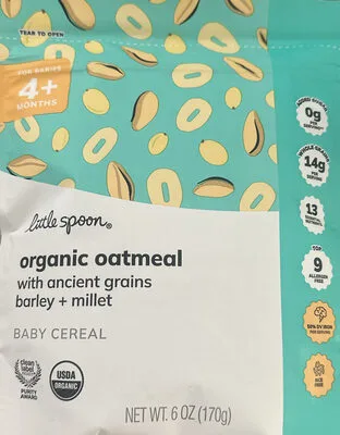Organic Oatmeal by Little Spoon - Tier B kids snack