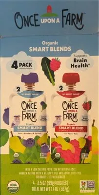 Smart Blends Variety 4 Pack by Once Upon a Farm - Tier B kids snack