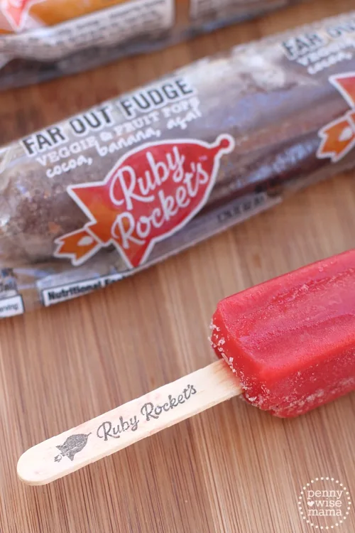 Orbit orange fruit & veggie pops, orbit orange by Ruby Rocket's - Tier D kids snack