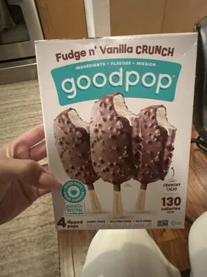 Fudge n' Vanilla CRUNCH by GoodPop - Tier B kids snack