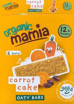 Carrot Cake Soft Oaty Bars by Organic Mamia - Tier B kids snack