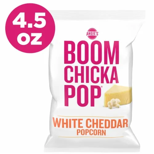 White Cheddar Popcorn by Angie's BOOMCHICKAPOP - Tier B kids snack