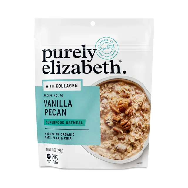 Vanilla Pecan Oatmeal by Purely Elizabeth - Tier D kids snack