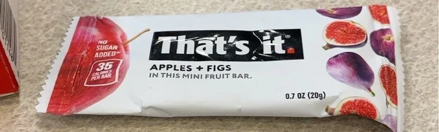 Fig Bar by That's It - Tier B kids snack