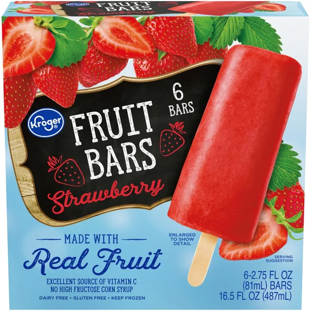 Fruit bars by Kroger - Tier C kids snack