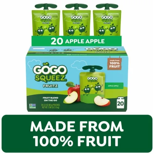 apple apple by GoGo squeeZ - Tier B kids snack