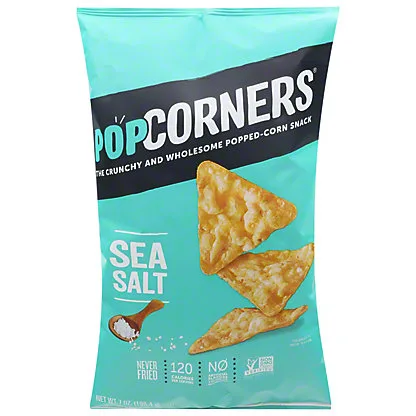 Popped-Corn Chips — Sea Salt by Popcorners - Tier A kids snack