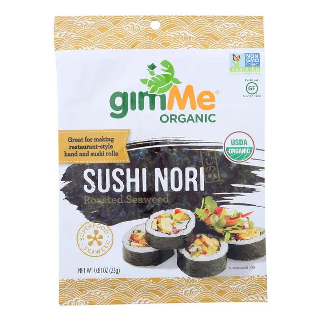 Wrap N' Roll, Roasted Seaweed, Roasted Seaweed by gimMe - Tier A kids snack