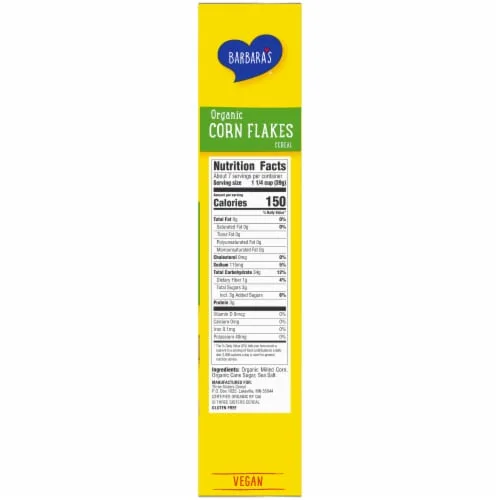 Barbara's Fruit Juice Sweetened Corn Flakes by Barbara's - Tier C kids snack