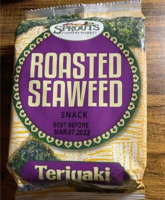 Roasted Seaweed Snack Teriyaki by Sprouts - Tier A kids snack