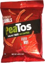 Crunchy Puffs — Fiery Hot by Peatos - Tier B kids snack