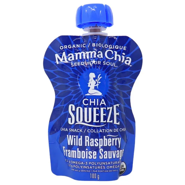 Chia Squeeze Wild Raspberry by Mamma Chia - Tier B kids snack
