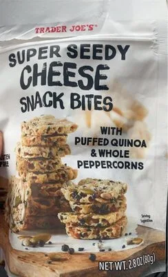 Super Seedy Cheese Snack Bites by Trader Joe's - Tier A kids snack