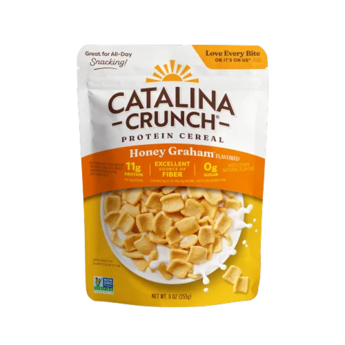 Honey Cashew Protein Granola by Catalina Crunch - Tier B kids snack