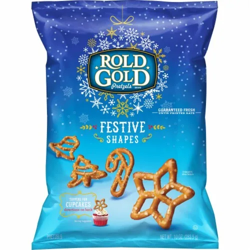 Festive Shapes Pretzels by Rold Gold - Tier B kids snack