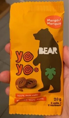 Mango Real Fruit Yoyos by BEAR - Tier B kids snack