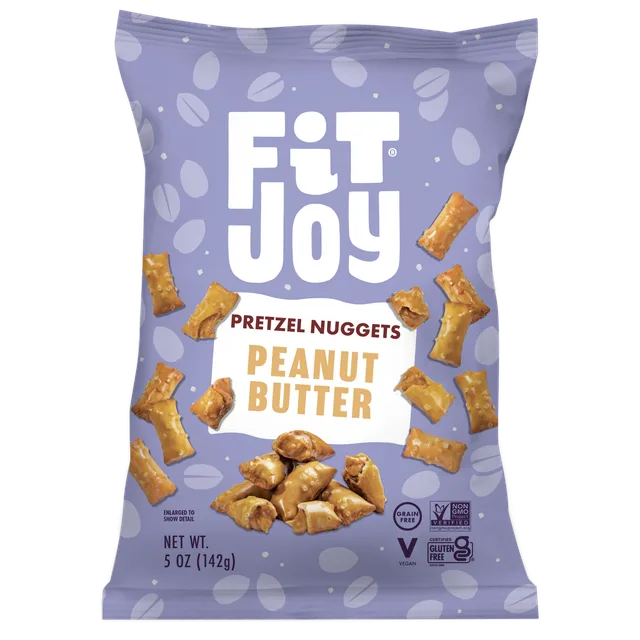 Peanut Butter Filled Pretzel Nuggets by FitJoy - Tier C kids snack
