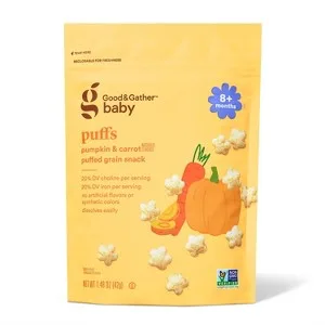 Puffs Pumpkin & Carrot by Good & Gather - Tier C kids snack