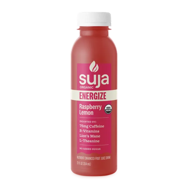 Suja Organic Energize Raspberry Lemon (Boosted Cold-Pressed Juice) by Suja Organic - Tier B kids snack