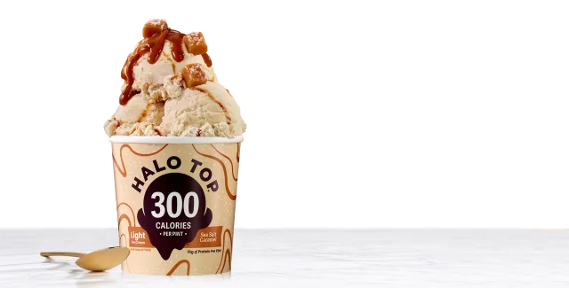 Sea Salt Caramel by Halo Top - Tier D kids snack