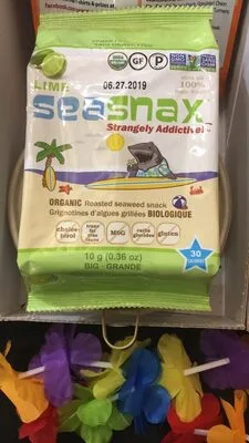 Lime Organic Roasted Seaweed Snack by Seasnax Inc. - Tier A kids snack