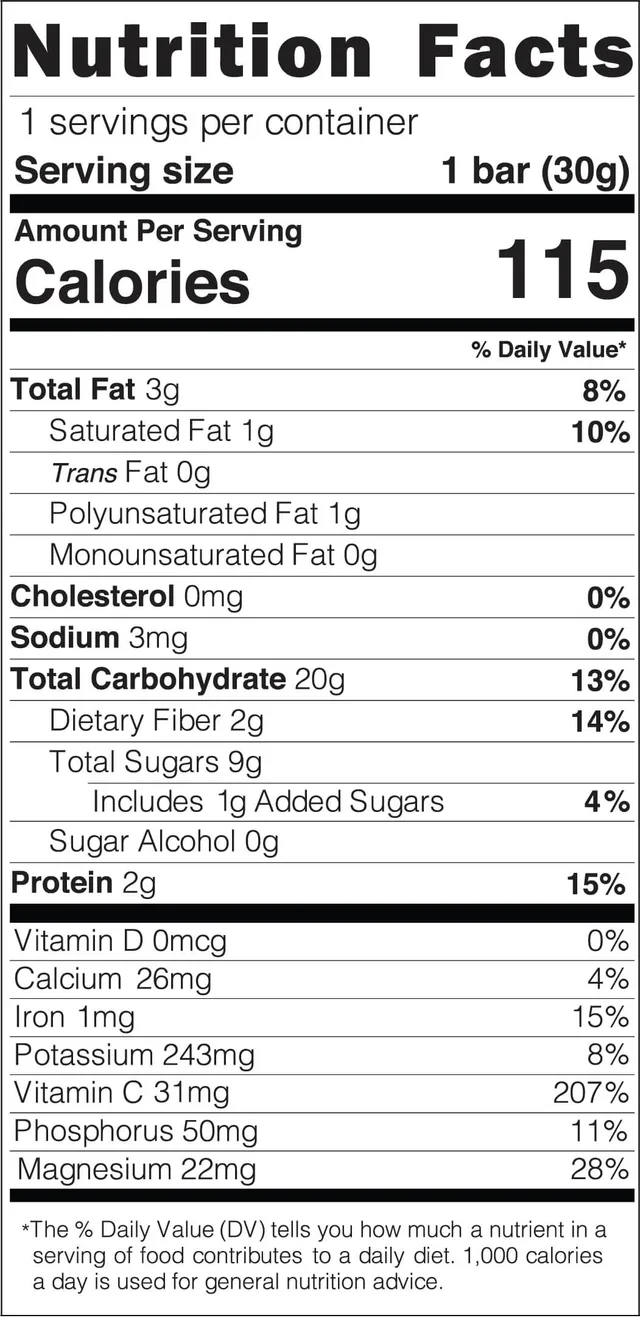 Strawberry Bar by Dino Bars - Tier C kids snack