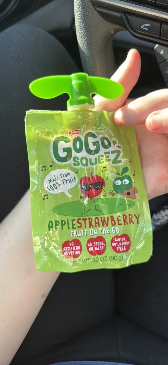 Apple Strawberry Fruit On The Go by GoGo squeeZ - Tier B kids snack
