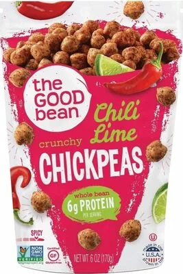 Chili Lime Crunchy Chickpeas by The Good Bean - Tier C kids snack