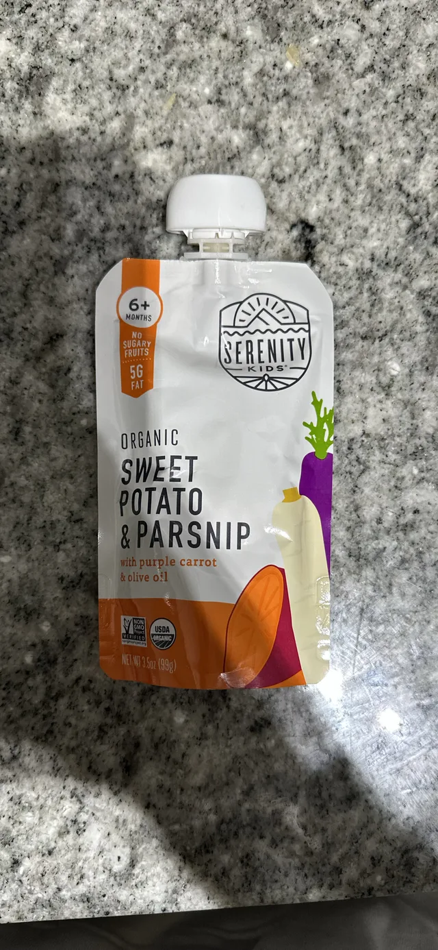 Sweet Potato & Parsnip by Serenity Kids - Tier B kids snack