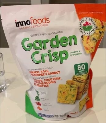 Organic Garden Crisp Veggie cracker by innofoods organic/biologique - Tier C kids snack