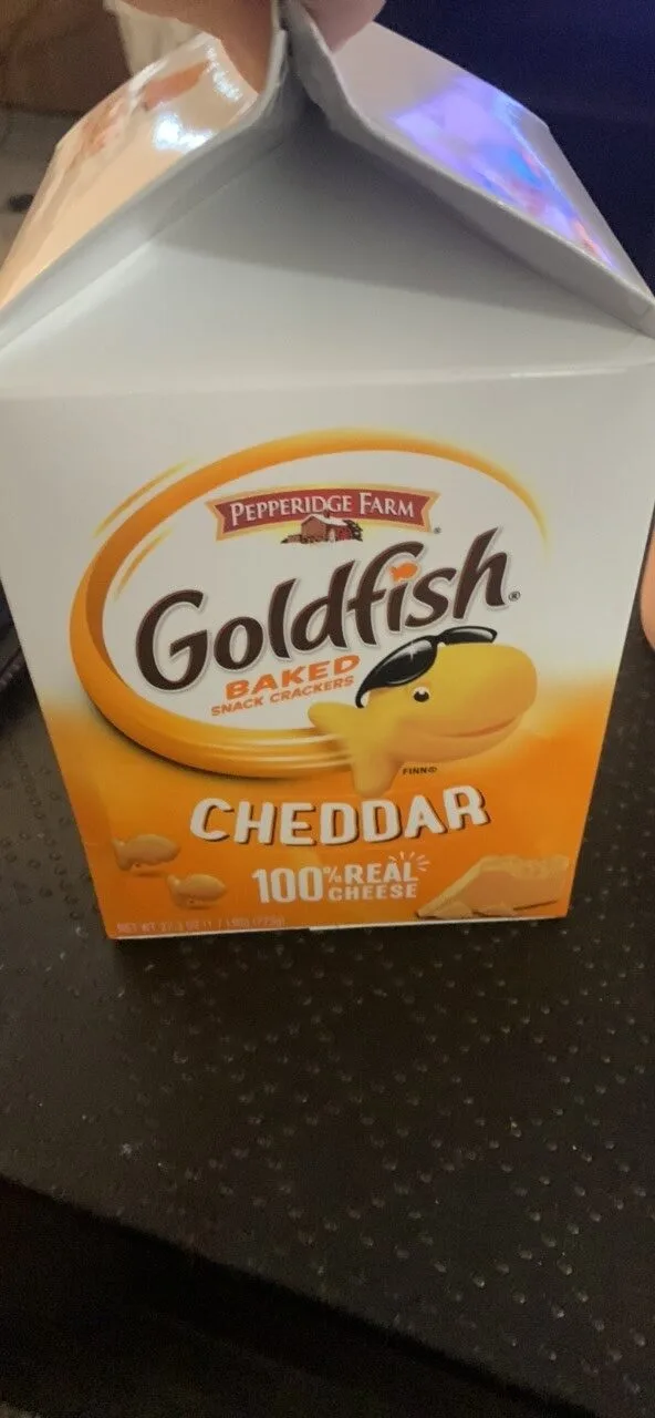 CHEDDAR Baked Snack Crackers by Goldfish - Tier A kids snack