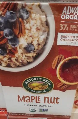 Maple Nut Instant Oatmeal by Nature's Path - Tier E kids snack