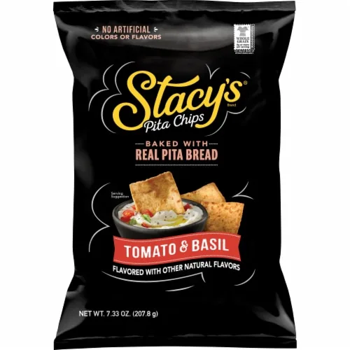 Tomato & Basil Pita Chips by Stacy's - Tier C kids snack