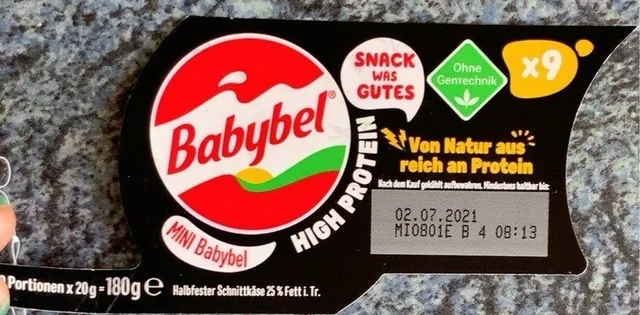 Mini-Babybel Protein by Babybel - Tier A kids snack
