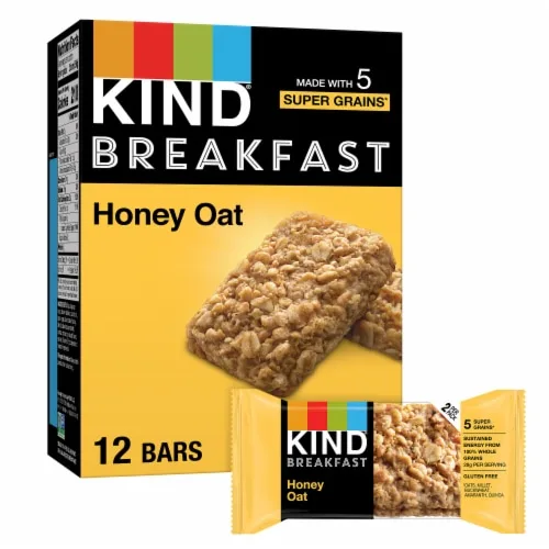 Chewy Honey Oat Bar by Kind - Tier D kids snack