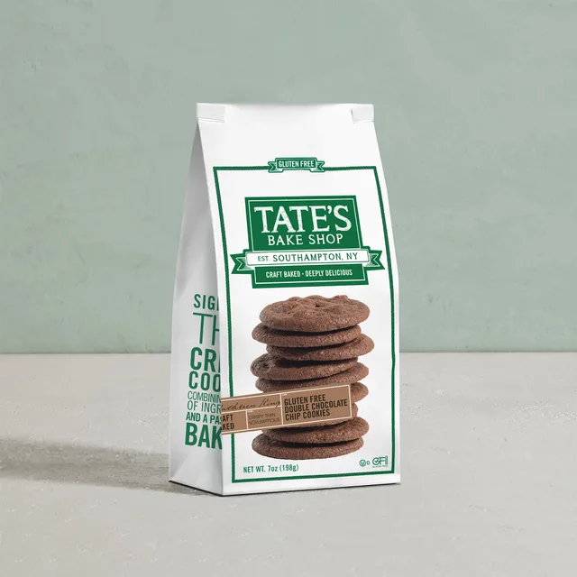 Gluten Free Double Chocolate Chip Cookies by Tate's Bake Shop - Tier E kids snack