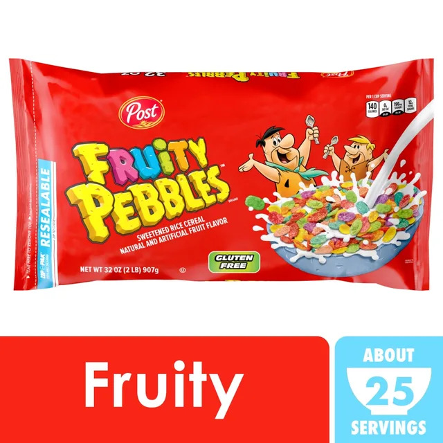 Fruity Pebbles Cereal by Fruity Pebbles - Tier E kids snack