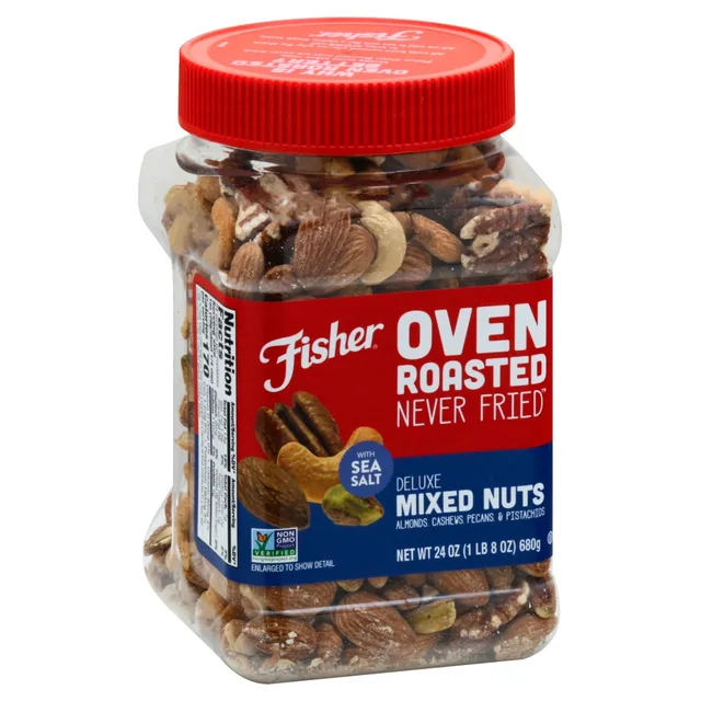 Deluxe Mixed Nuts by Fisher - Tier B kids snack