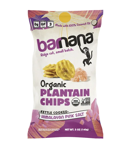 Sea Salt Plantain Chips by Barnana - Tier A kids snack