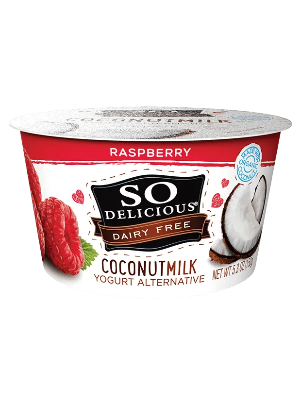 Raspberry Coconutmilk Yogurt by So Delicious - Tier E kids snack