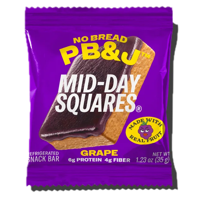 No Bread PB&J - Grape by Mid-Day Squares - Tier C kids snack