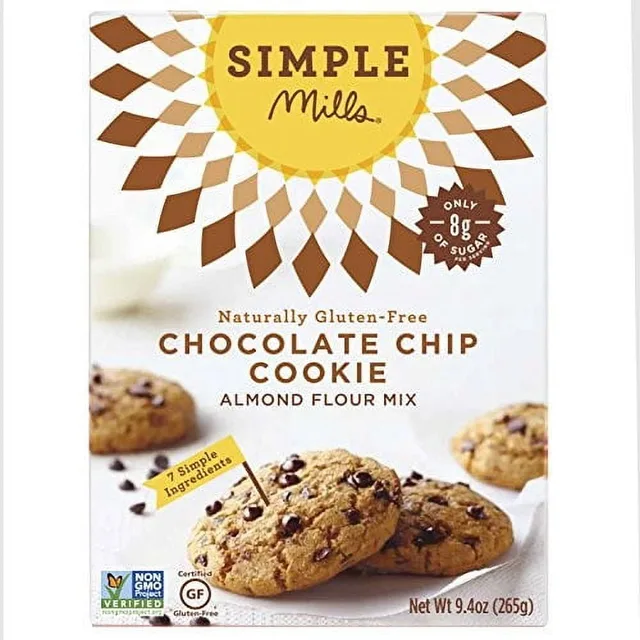 Chocolate Chip Cookie Almond Flour Mix by Simple Mills - Tier E kids snack
