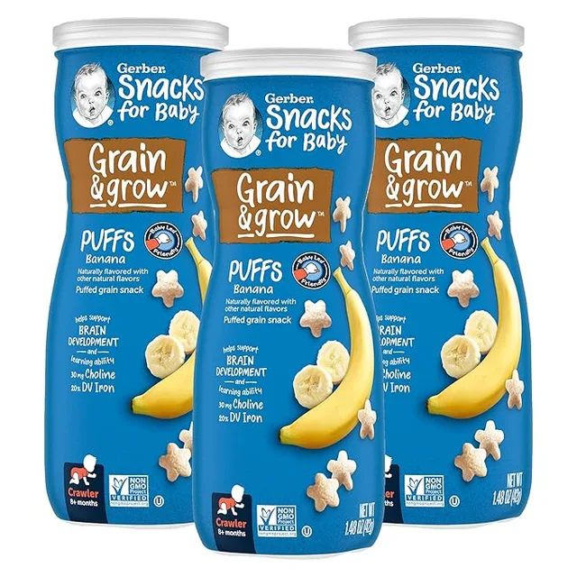 Little Puffs, Puffed Grain Snack Made With Whole Grains by Home 360 Baby - Tier C kids snack