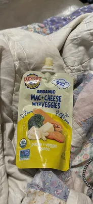 Organic Mac+Cheese with Veggies by Earth's Best - Tier B kids snack