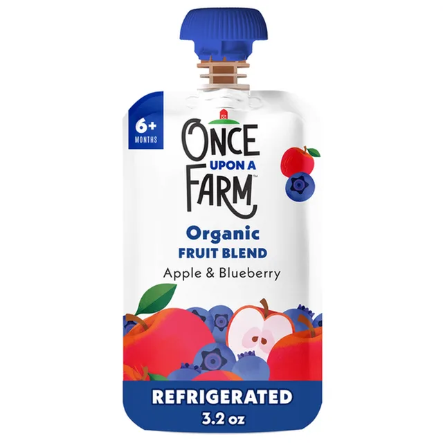Apple Blueberry & Oat Pouch by Once Upon a Farm - Tier B kids snack